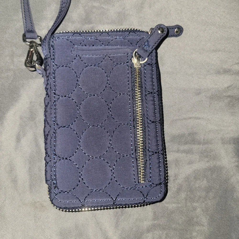Vera Bradley Navy Smartphone Wristlet